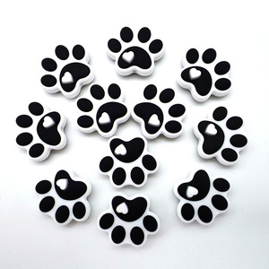 Perles de dentition en silicone pour bébé, de qualité alimentaire, non toxiques, multicolores, en gros, perles focales, stylos, bracelets, colliers, porte-clés - Product Image 2