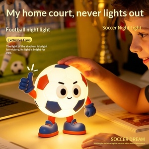 Factory OEM ODM Cross-border Bestseller for Football Touch Lamp Cartoon Style Soccer Ball Design Spanish Fan <b>Night</b> <b>Light</b> <b>Lights</b> - Product Image 2
