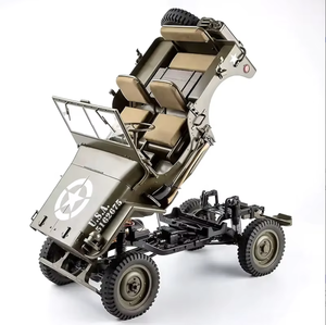 FMS ROCHOBBY 1941 MB Scaler Willys <span class=keywords><strong>JEEP</strong></span>, Telaio per Tutti i Terreni in Scala 1/6, 2.4G 4WD 4X4, Auto Radiocomandata RC Off-Road, Regalo Giocattolo - Product Image 5