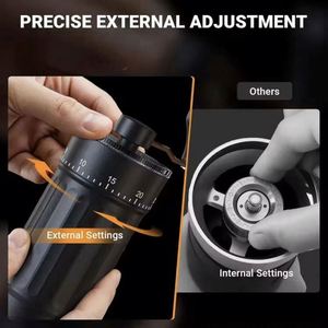 Portable <b>Mini</b> Coffee Mill Manual Coffee <b>Grinder</b> with 40 Adjustable Settings - Product Image 4