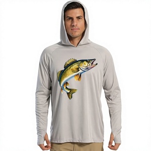 Neues Modisches Design Angeltrikot Leistungsstarke Maßgeschneiderte Angelbekleidung UPF50 Sonnenschutz Sublimations-Bass-Pro-Angelhemden - Product Image 1