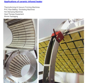 Chauffage infrarouge en céramique intégré 800W <span class=keywords><strong>pour</strong></span> équipement d'emballage thermoformé - Product Image 6