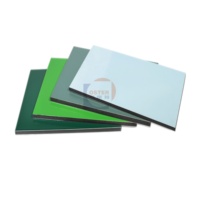 Panel Compuesto de Aluminio 4x8 6mm Revestimiento de PE PVDF ACM Ininterrumpido Fábrica de ACP de Guangdong