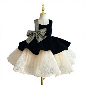 <span class=keywords><strong>Robe</strong></span> de bal sans manches pour filles, style mousse au chocolat, <span class=keywords><strong>robe</strong></span> de princesse formelle, <span class=keywords><strong>robe</strong></span> de demoiselle d'honneur haut de gamme, <span class=keywords><strong>robe</strong></span> de piano pour enfants, <span class=keywords><strong>robe</strong></span> de présentatrice - Product Image 1