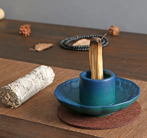 Handmade Gốm Hương Burner Cho Palo Santo Hương Gậy Sage Chủ Cho Đốt