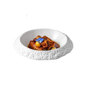 Fine Dining Rock Fashion Plaques en céramique Passe au lave-vaisselle pour fête et <span class=keywords><strong>restaurant</strong></span> Utiliser Assiette à soupe pour pâtes du chef Fournisseur fiable - Product Image 1
