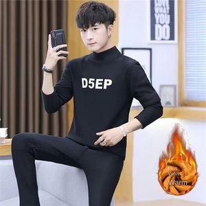 <span class=keywords><strong>Sous</strong></span>-vêtements thermiques en velours doré pour hommes et femmes, doublure polaire, épaissis, anti-boulochage, couleur unie, pantalon <span class=keywords><strong>grande</strong></span> <span class=keywords><strong>taille</strong></span>, résistant au froid, pour couple - Product Image 3