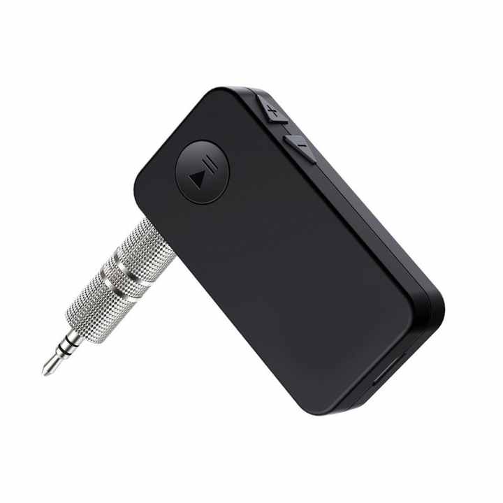 Bluetooth 4.1 Receiver Portable Wireless Audio Adapter with Microphone Car Stereo Home with 3.5mm AUX - Car & Motorcycle /