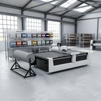 Couteau vibrant CNC à suivi automatique des bords avec CCD pour la découpe de matériaux d'isolation imprimés et de panneaux d'isolation à motifs