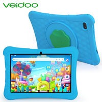 IWawa tablet anak dengan Android 12, tablet kontrol orang tua bawaan 6GB + 128GB dengan Android 12 kamera ganda WiFi game edukasi jaringan GSM