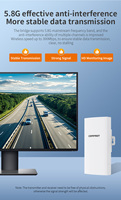 Kit de Internet Starlink para Exteriores COMFAST, Antena Wifi de Largo Alcance, CPE Inalámbrico, Puente Wifi Inalámbrico