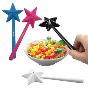 Star Salt And Pepper Shakers Refillable Magic Star Magic Wand Spice Dispenser Crusher Set Kitchen And Dining Grilling Supplies