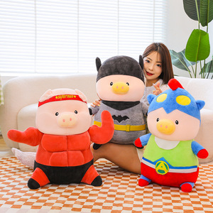 Siêu mềm đồ chơi sang trọng Heo Anh Hùng heo chuyển đổi dễ thương trẻ em chăn gối Cá nhân hóa ODM quà tặng sinh nhật đồng hành - Product Image 4