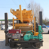 Machine de Forage Pneumatique sur Chenilles pour Puits d'Eau, 400m, pour Petits Puits Agricoles et de Construction – Noyau de Pompe à Engrenages