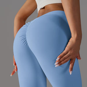 Pantaloni da Yoga sportivi di alta qualità per allenamento da palestra pantaloni traspiranti per palestra Push up Leggings - Product Image 1