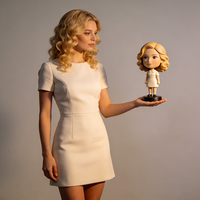 Figurine personnalisée en résine de femme bobblehead pour cadeaux et objets de collection, bobblehead en résine peinte à la main, fait main
