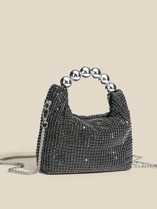 Bolsos de Noche de Moda al por Mayor con Pedrería, Bolsos de Fiesta de Diamantes para Boda, Bolsos de Mano para Mujer, Bolsos de Hombro Individuales para Mujer - Product Image 3