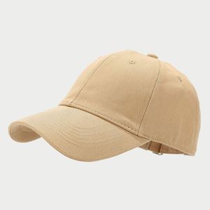 Custom logo 6 Panels Solid Color Cotton Baseball Caps Soft <b>Top</b> Dad Caps Outdoor Sport Sun Hat Baseball Caps - Product Image 2