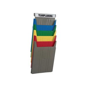 Eichner Organizador de pared FLAT Módulo adicional amarillo W240xD15xH302 mm - Product Image 1