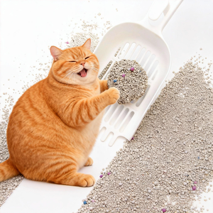 Litière pour chat DongnaiPETS de haute qualité, agglomérante rapide, à base de bentonite et de zéolite, biodégradable, anti-odeurs, 99% sans poussière, 4 kg - Product Image 4