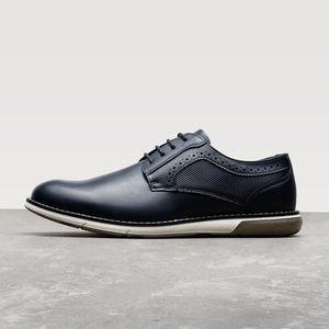 Zapatos Deportivos Casuales para Hombre, Zapatos de Vestir Formales de Negocios, Derby con Punta Redonda, Oxfords GentEdge Crossflex de Microfibra y Malla - Product Image 6