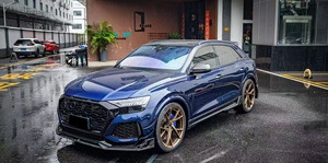 Nuevo Lip Delantero de Fibra de Carbono Seca para <span class=keywords><strong>Audi</strong></span> RSQ8 con Recortes para Escape, Instalación con Tornillos, Ajuste Universal - Product Image 3