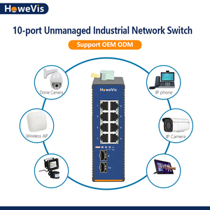 CE Standard 8 + 2 porte gestite <span class=keywords><strong>Gigabit</strong></span> rete <span class=keywords><strong>Ethernet</strong></span> POE <span class=keywords><strong>Switch</strong></span> <span class=keywords><strong>10</strong></span>/100/1000 Base-TX RJ45 e veloce 2 GbE fibra SPF VLAN <span class=keywords><strong>Switch</strong></span> Hub - Product Image 6