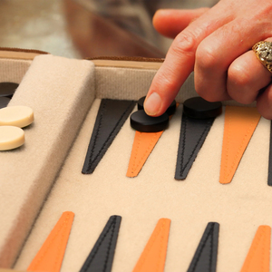 Hot-selling 9" Personalized <strong>Travel</strong> <strong>Backgammon</strong> <strong>Set</strong>, <strong>Backgammon</strong> Personnalise Entertainment Board Game - Product Image 5