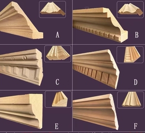 قوالب نحت الخشب التقليدية لتزيين حواف الجدران والأبواب والكراسي - متينة وصديقة للبيئة وسهلة التركيب - Product Image 5