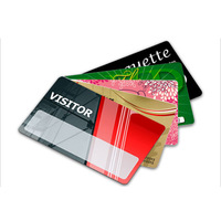 Carte de visite étanche en plastique pvc, impression personnalisée de haute qualité