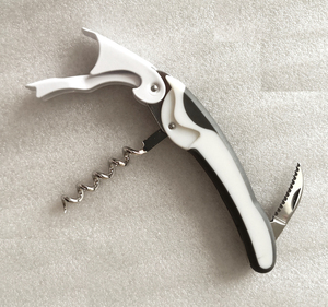 Sacacorchos Profesional <span class=keywords><strong>Rialto</strong></span> Personalizable con Logotipo, de Dos Palancas, de Acero Inoxidable, con Mango Suave - Product Image 4