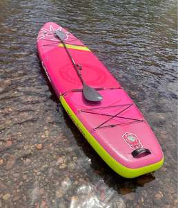 Nouvelle arrivée Planche à pagaie gonflable en gros <span class=keywords><strong>11</strong></span>*34*6 <span class=keywords><strong>pouces</strong></span> Planche SUP Technologie de thermoscellage Planche à pagaie debout avec accessoires - Product Image 2