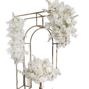 Fleurs décoratives de salle d'exposition de centre commercial de fleurs de cerisier simulées, fleurs suspendues de scène de fond de mariage - Product Image 3