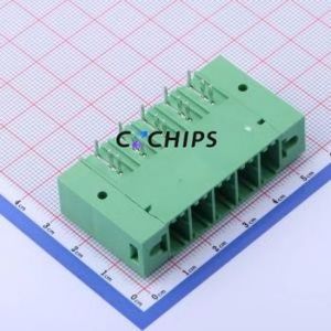 JL5EDGRHM-76205G01 Plug-in Terminal Block Bent Lead Through Hole,P=7.62mm Board-to-Board / Socket - Closed Screw Fixing 1x5P - Product Image 1