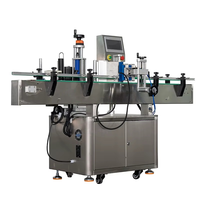 Machine d'étiquetage portable pour bouteilles carrées et bouchons