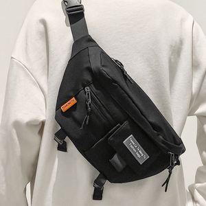 Sac banane multifonctionnel en nylon pour le sport et le fitness, motif lettres, fermeture éclair, idéal pour l'extérieur - Product Image 3