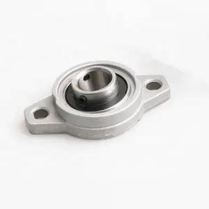 KFL000 10mm Shaft Housing 2 Bolt Mounted Flange Zinc Alloy Pillow Block Bearing For Lead Ball Screw End Support