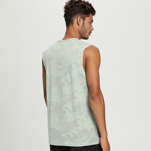 Camiseta sin mangas de verano de color liso al por mayor, cómoda, de tacto suave, de secado rápido, chaleco deportivo para hombre - Product Image 4