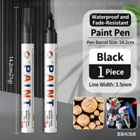 Marqueur permanent à peinture imperméable à base d'huile pour métal, bois, verre, plastique