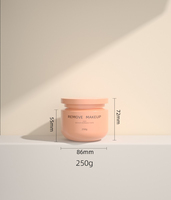 Offre Spéciale – Pot Cosmétique Rond de 250 ml à Large Ouverture, Rechargeable, avec Couvercle à Vis, pour Crème et Gommage, en Plastique – Vente en Gros