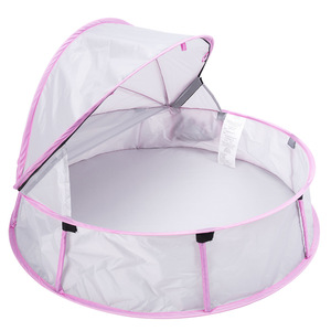 Tienda portátil al aire libre para bebé, malla transpirable, verde, sin humo, mosquitera para bebé, puede doblar la protección UV - Product Image 5