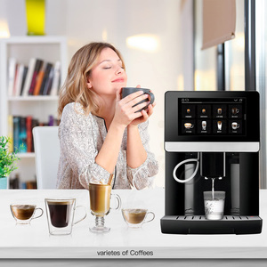 เครื่องชงกาแฟอัตโนมัติเต็มรูปแบบ 19 บาร์ 7 นิ้ว หน้าจอแสดงผลแบบกราฟิกเต็มรูปแบบ ทำเครื่องดื่มได้ 22 ชนิด - Product Image 3