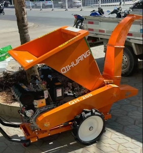 Trituradora de cáscara de coco Trituradora de ramas con motor diésel extraíble Máquina astilladora de madera pequeña Precio de fábrica - Product Image 6