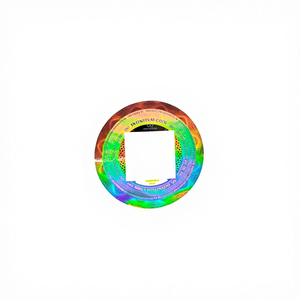 Dynamic Flower Moving Hologram Adhesive <strong>Sticker</strong> Tiny Small Size <strong>Printable</strong> PET Material Anti-Counterfeit <strong>Sticker</strong> for Pet Use - Product Image 5