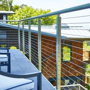 Prima Modern Invisible Grille Wire Cable Railing Safety <span class=keywords><strong>Balustrade</strong></span> for High Rise Building Balcony Rail - Product Image 2