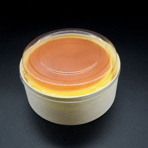 Boîte à fromage ronde en bois de bouleau biodégradable pour emporter, avec couvercle en bois/bambou/transparent, vente chaude - Product Image 3