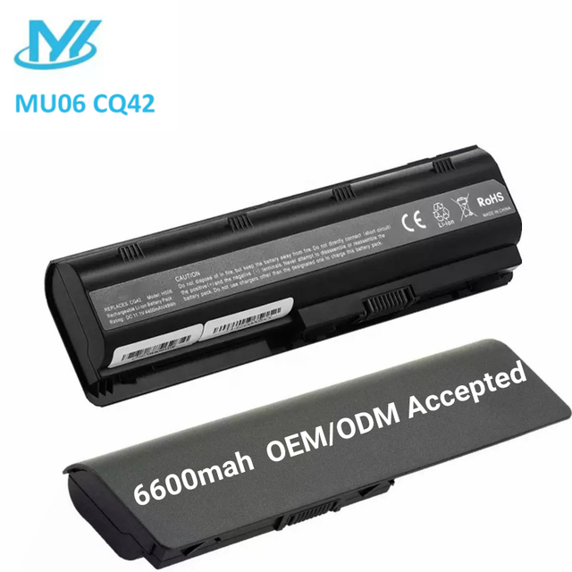 Mu09 Mu06 Laptop Battery for Hp 2000 Compaq Presario Cq32 Cq42 Cq43 Cq57 Cq62 Cq72 Pavilion G4 G6 G7 M4 Dv3 Dv5 Series Battery