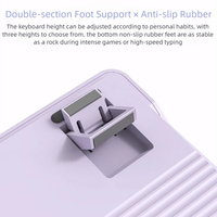 Clavier de jeu mécanique sans fil USB-C personnalisé 75 % avec interrupteurs hot-swap, anti-ghosting, bouton rotatif, mode rétroéclairage RVB programmable, touches PBT