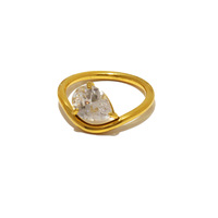 Bague Zircon Oeil de cheval Personnalité de la mode Joker Bague en acier inoxydable Fabricants de femmes Anneaux Zircon