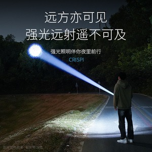 ไฟฉาย LED รูปฉลามยิ้ม ชาร์จซ้ำได้ ความสว่างสูง ซูมแบบยืดหดได้ พร้อมหน้าจอแสดงพลังงาน สำหรับใช้งานกลางแจ้ง - Product Image 3